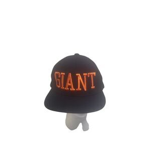 San Francisco Giants Snapback Hat MLB Lids OS Black Orange Baseball Sportswear